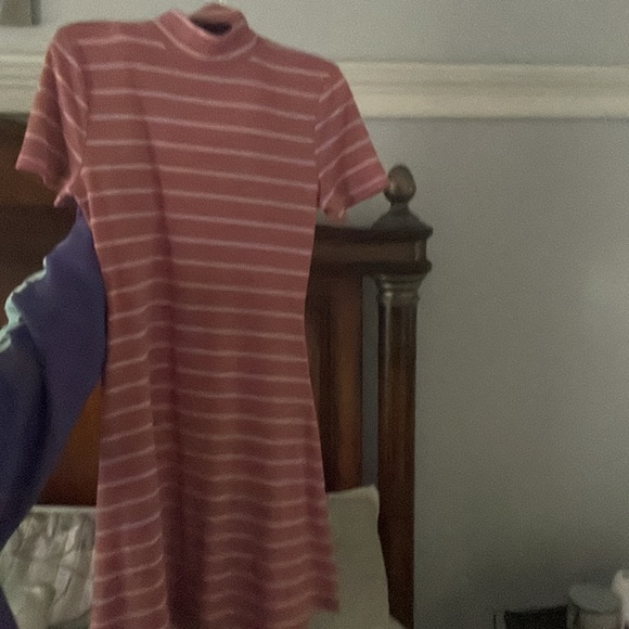 Forever 21 Medium Pink and White striped dress - Picture 2 of 2